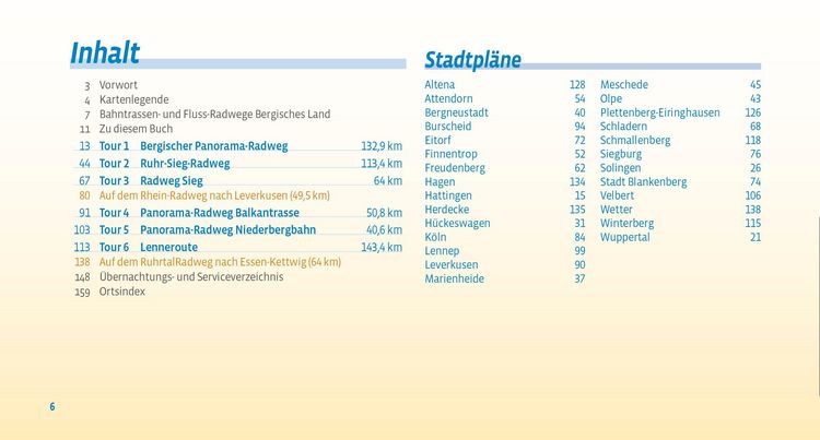 Produktbild: Bahntrassen- und Fluss-Radwege Bergisches Land