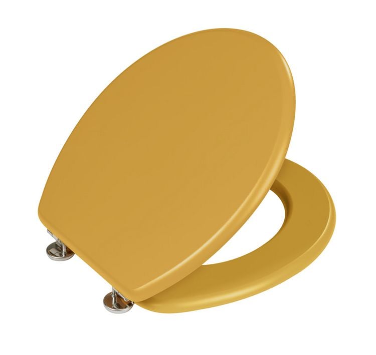 Produktbild: WC-Sitz Mod. Prima Senfgelb matt, MDF, zertifiziert