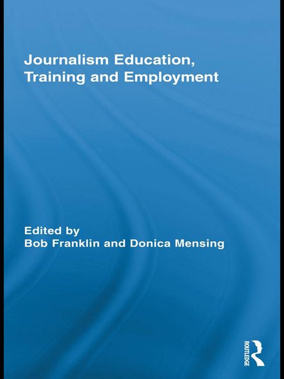 Produktbild: Journalism Education, Training and Employment