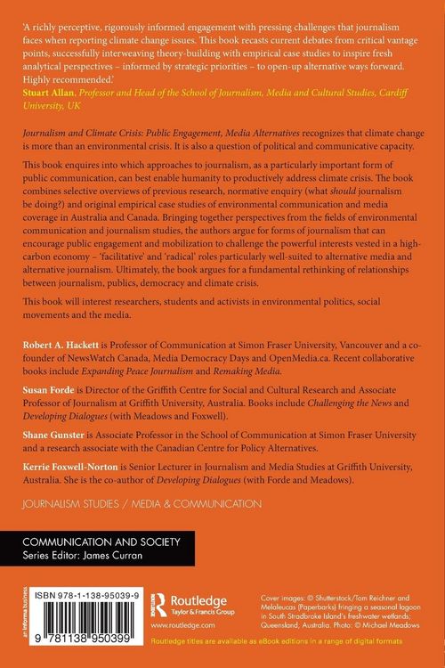Produktbild: Journalism and Climate Crisis