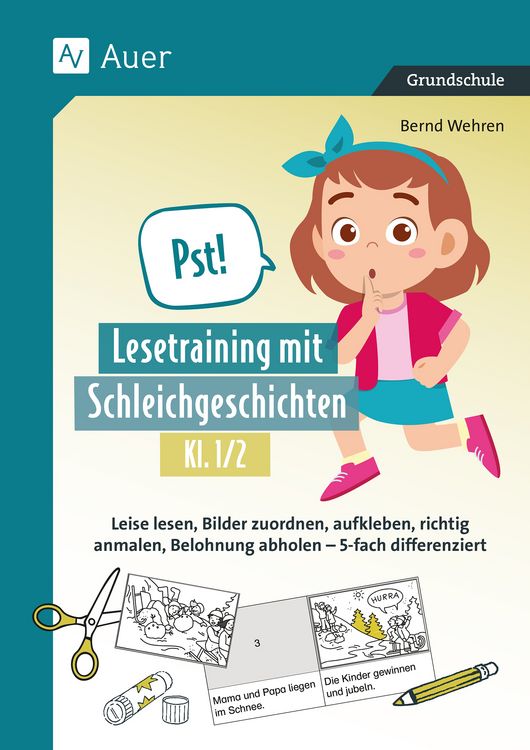 Produktbild: Pst! Lesetraining mit Schleichgeschichten, Kl. 1/2