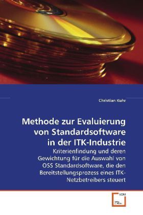 Produktbild: Kuhr, C: Methode zur Evaluierung von Standardsoftware in der