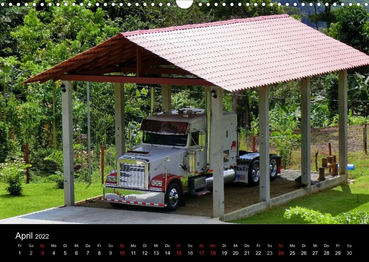Produktbild: Trucks zwischen Panama und Costa Rica. (Wandkalender 2022 DIN A3 quer)