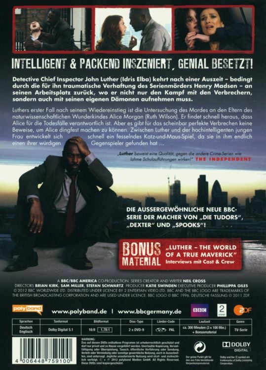 Produktbild: Luther - Staffel 1 [2 DVDs]