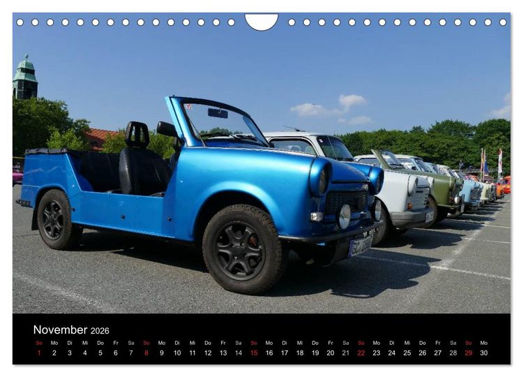 Produktbild: Trabantfahrertreffen Zwickau (Wandkalender 2026 DIN A4 quer), CALVENDO Monatskalender