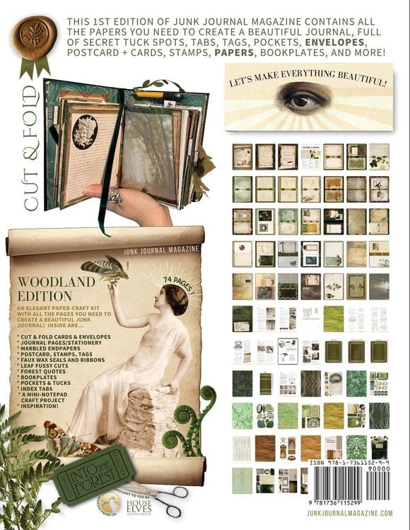 Produktbild: Junk Journal Magazine - Woodland