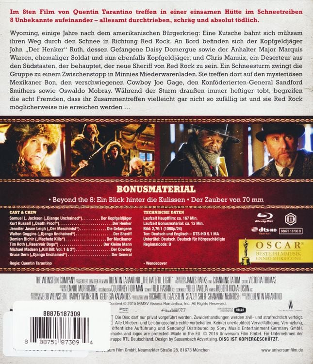 Produktbild: The Hateful 8