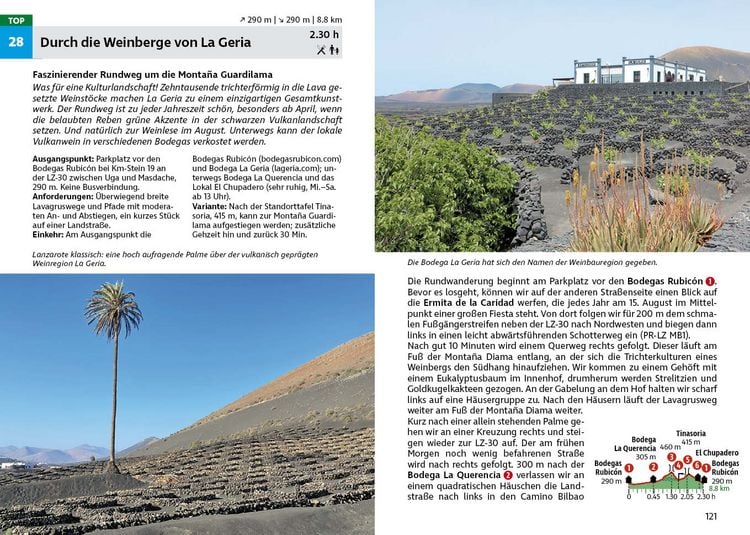 Produktbild: ROTHER Wanderf&uuml;hrer Lanzarote. 40 Touren auf der Feuerinsel im Atlantik &ndash; die sch&ouml;nsten K&uuml;sten- und Vulkanwanderungen