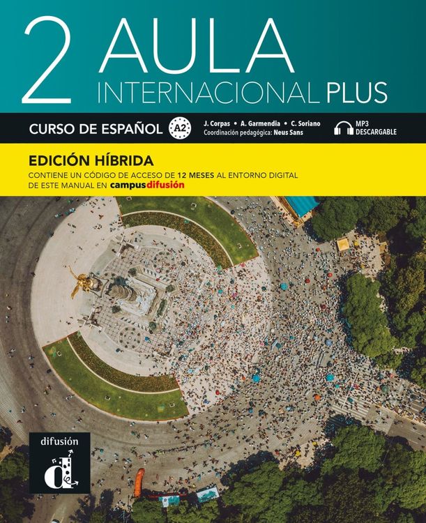 Produktbild: Aula internacional Plus 2 A2 - Edici&oacute;n h&iacute;brida