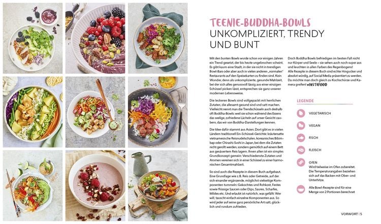 Produktbild: Buddha Bowls &ndash; Eat the rainbow &ndash; Teenie-Kochbuch (Teenager)