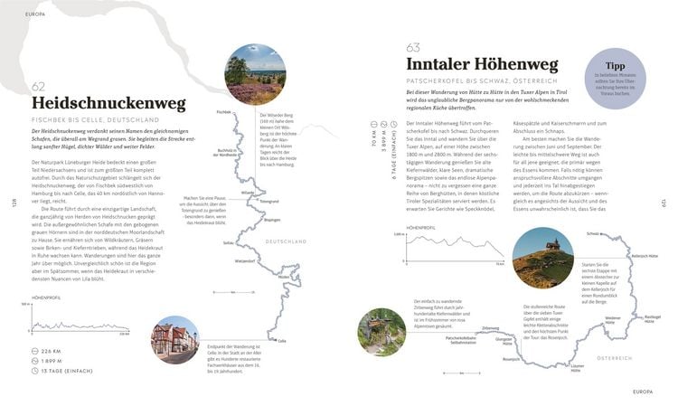 Produktbild: Die 125 sch&ouml;nsten Wanderungen auf allen Kontinenten