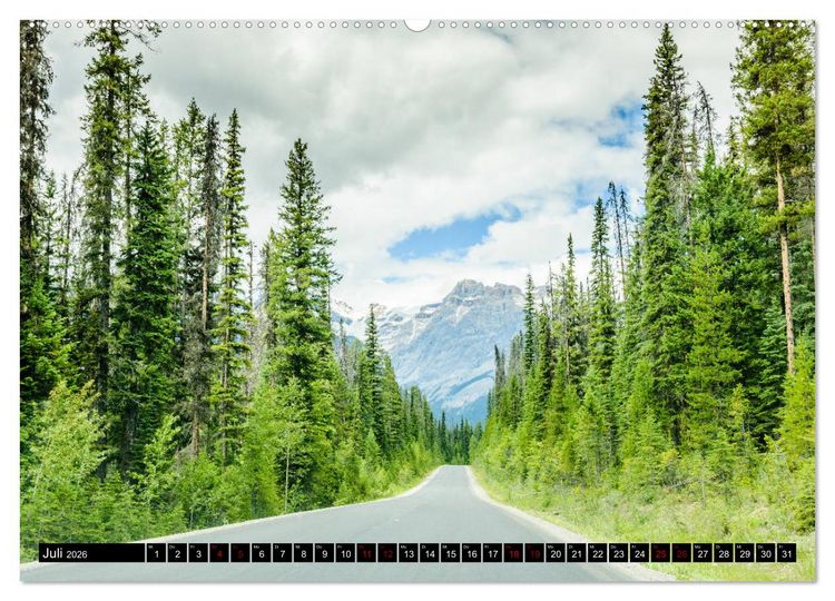 Produktbild: Kanadas Rocky Mountains (Wandkalender 2026 DIN A2 quer), CALVENDO Monatskalender