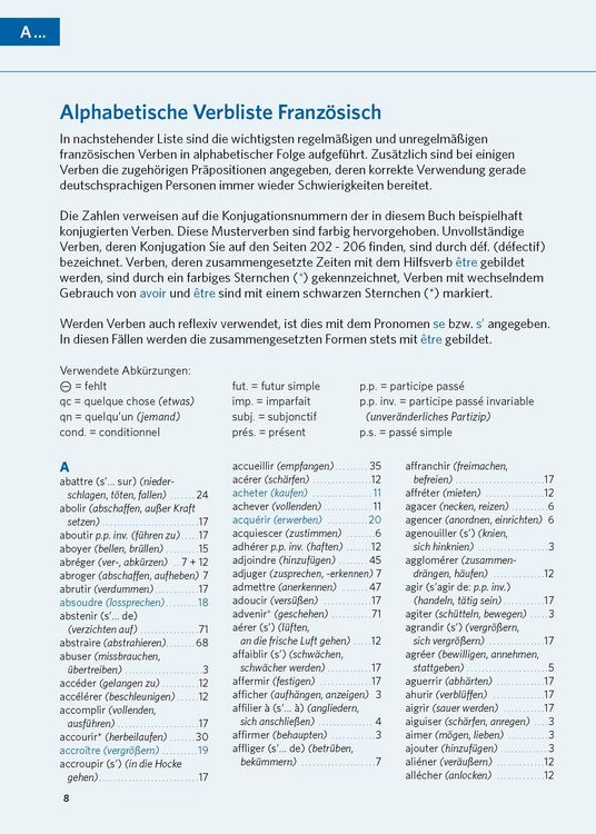 Produktbild: PONS Verbtabellen Plus Franz&ouml;sisch