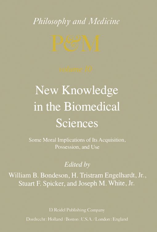 Produktbild: New Knowledge in the Biomedical Sciences