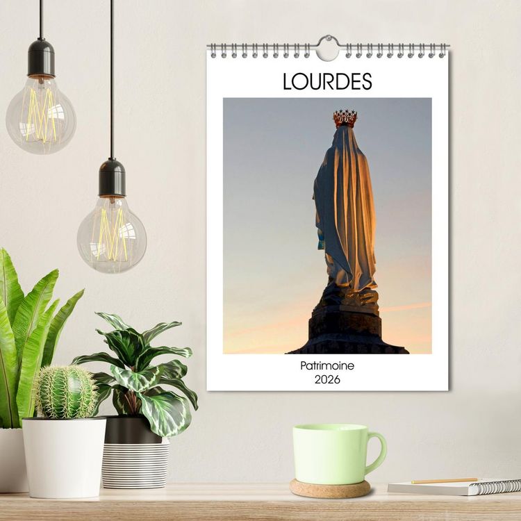 Produktbild: LOURDES Patrimoine (Calendrier mural 2026 DIN A4 horizontal), CALVENDO calendrier mensuel