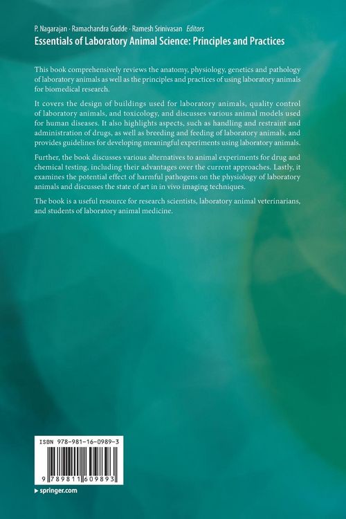 Produktbild: Essentials of Laboratory Animal Science: Principles and Practices