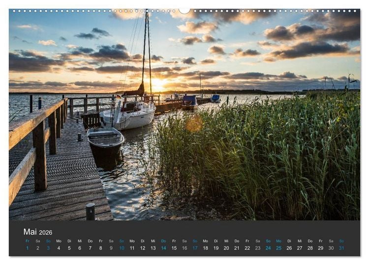Produktbild: Usedom-Fotografie.de (Wandkalender 2026 DIN A2 quer), CALVENDO Monatskalender