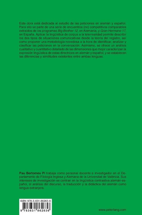 Produktbild: Peticiones en alem&aacute;n y espa&ntilde;ol