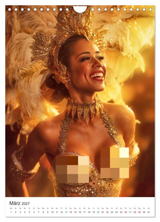 Produktbild: The Art of Burlesque (Wandkalender 2027 DIN A4 hoch), CALVENDO Monatskalender