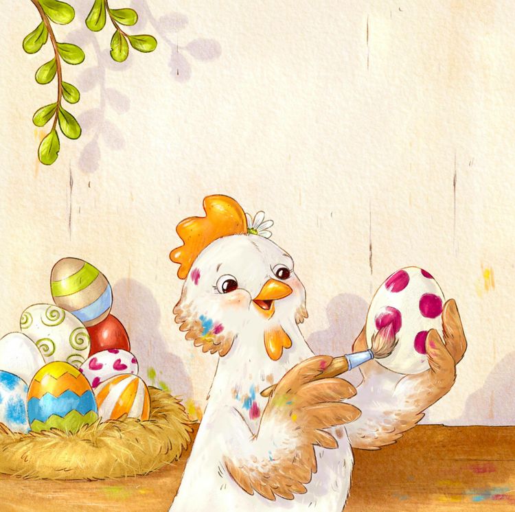 Produktbild: Hilde hilft dem Osterhasen (Pappbilderbuch)