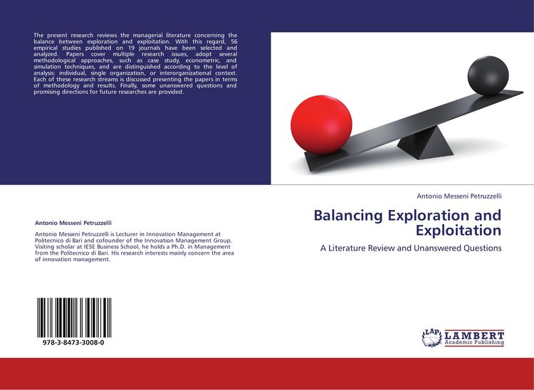 Produktbild: Balancing Exploration and Exploitation