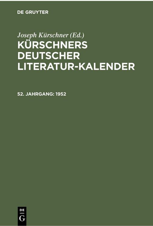 Produktbild: 1952