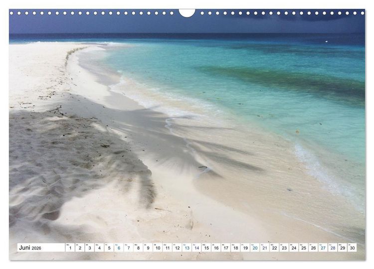 Produktbild: MALEDIVEN Wunderwelt (Wandkalender 2026 DIN A3 quer), CALVENDO Monatskalender