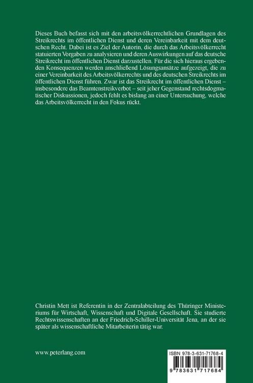 Produktbild: Das Streikrecht im &ouml;ffentlichen Dienst