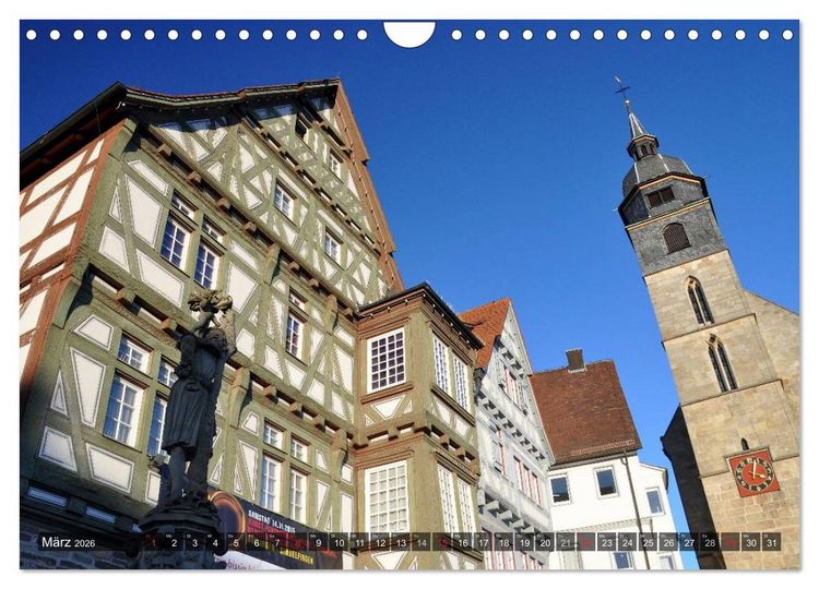 Produktbild: Spaziergang in B&ouml;blingen (Wandkalender 2026 DIN A4 quer), CALVENDO Monatskalender