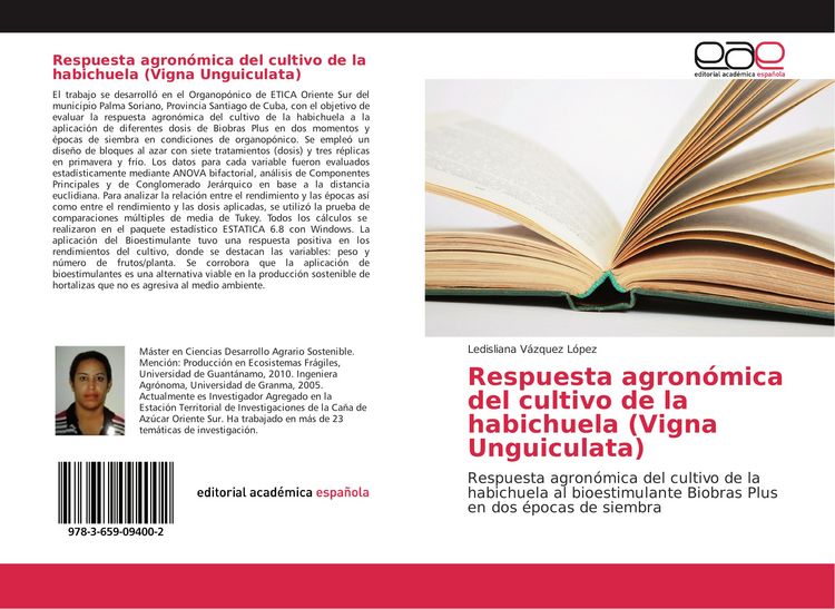 Produktbild: Respuesta agron&oacute;mica del cultivo de la habichuela (Vigna Unguiculata)