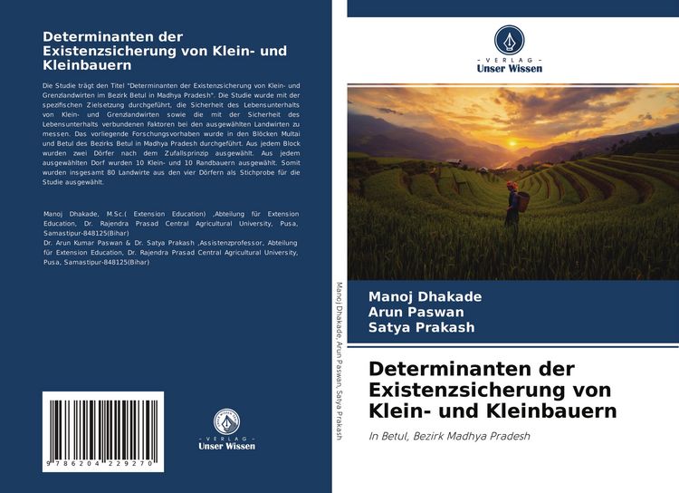 Produktbild: Determinanten der Existenzsicherung von Klein- und Kleinbauern