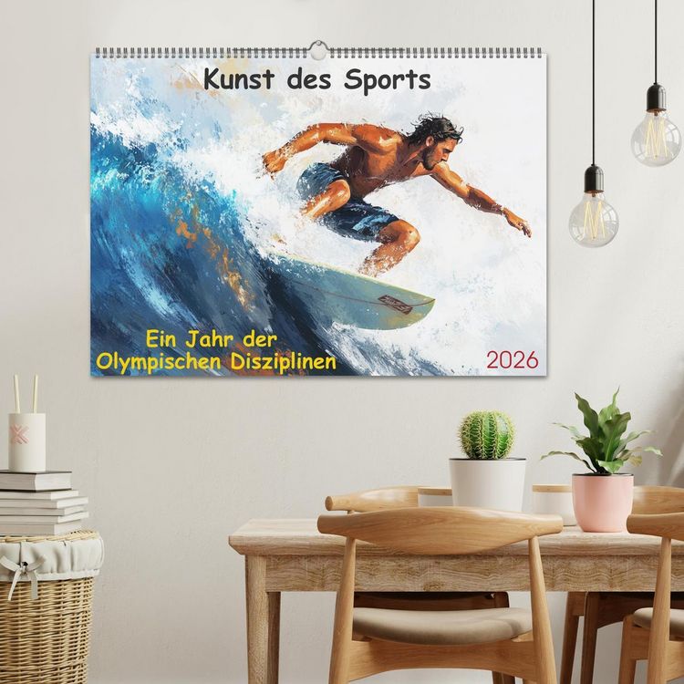 Produktbild: Kunst des Sports (Wandkalender 2026 DIN A2 quer), CALVENDO Monatskalender