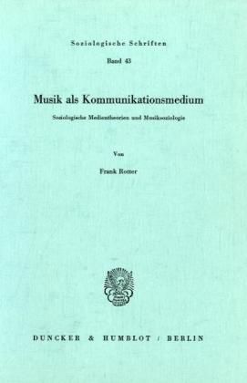 Produktbild: Musik als Kommunikationsmedium.