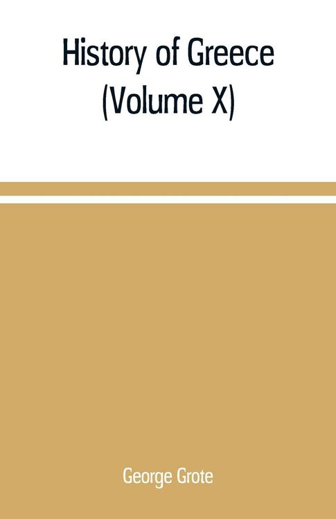 Produktbild: History of Greece (Volume X)