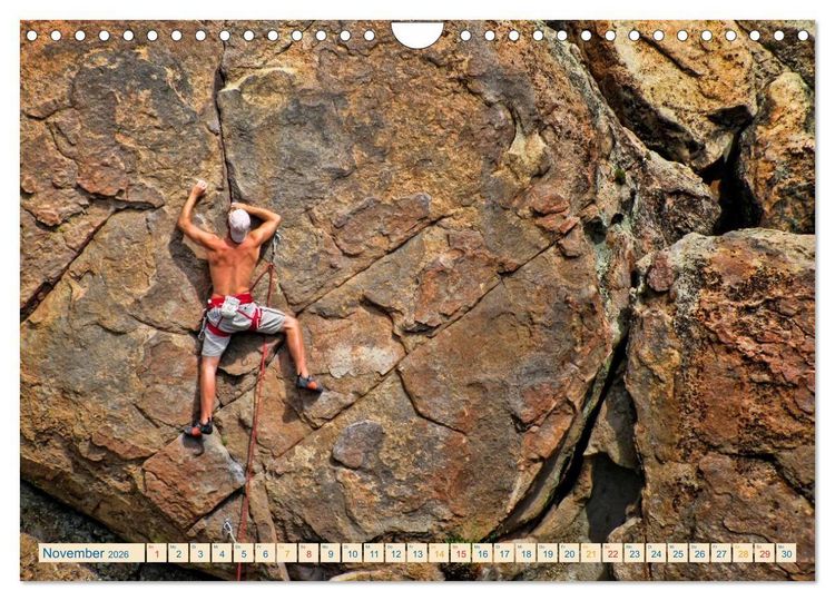 Produktbild: Bergsteigen und Klettern (Wandkalender 2026 DIN A4 quer), CALVENDO Monatskalender