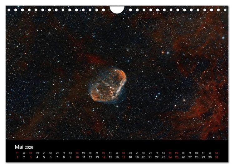 Produktbild: Atemberaubender Weltraum (Wandkalender 2026 DIN A4 quer), CALVENDO Monatskalender