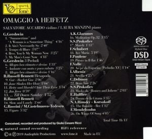 Produktbild: Omaggio A Heifez (Natural Sound Recording)