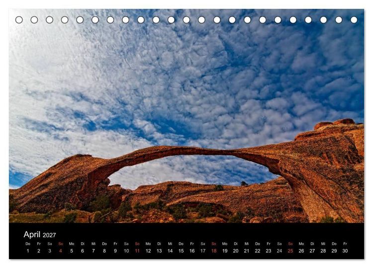 Produktbild: USA - Grandioser S&uuml;dwesten (Tischkalender 2027 DIN A5 quer), CALVENDO Monatskalender