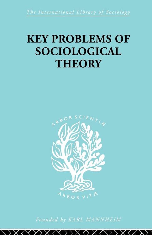 Produktbild: Key Problems of Sociological Theory
