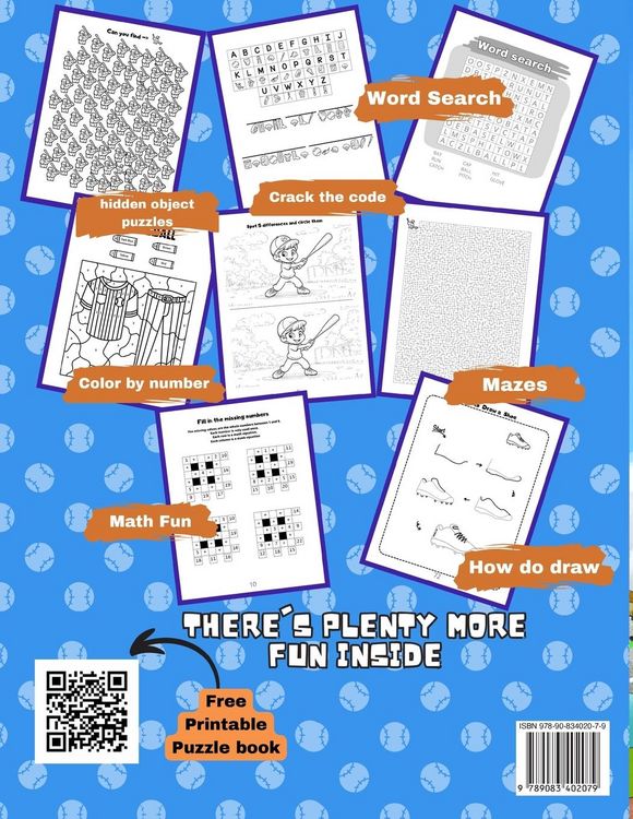 Produktbild: Totally Awesome Baseball Activity Book for Kids