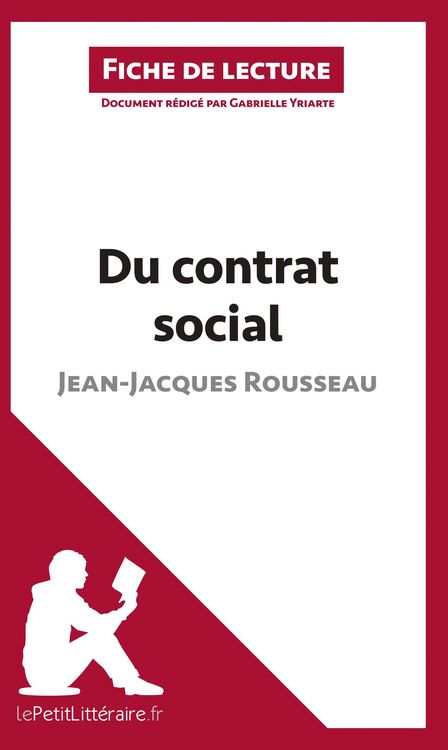 Produktbild: Du contrat social de Jean-Jacques Rousseau (Fiche de lecture)