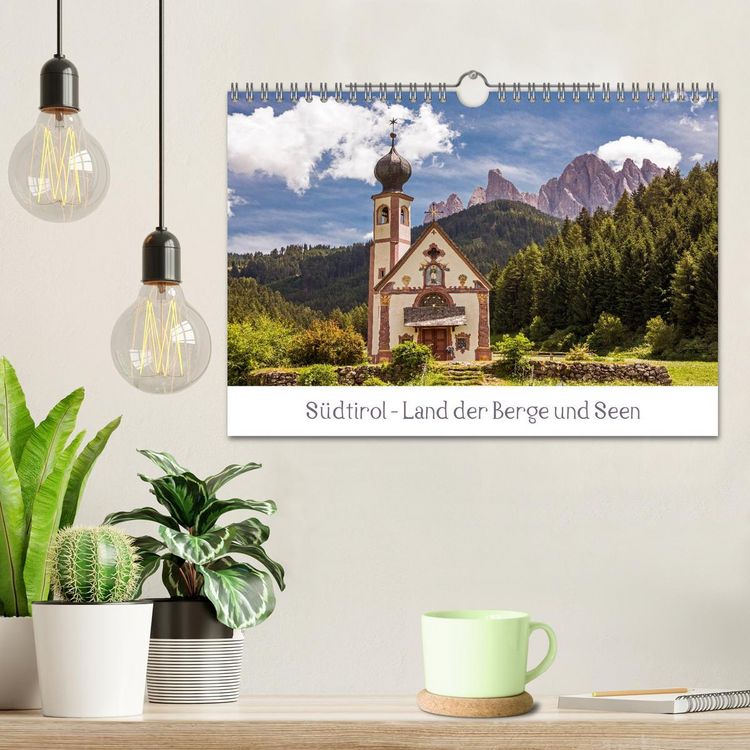 Produktbild: S&uuml;dtirol - Land der Berge und Seen (Wandkalender 2026 DIN A4 quer), CALVENDO Monatskalender