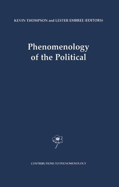 Produktbild: Phenomenology of the Political