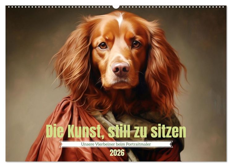 Produktbild: Die Kunst, still zu sitzen (Wandkalender 2026 DIN A2 quer), CALVENDO Monatskalender
