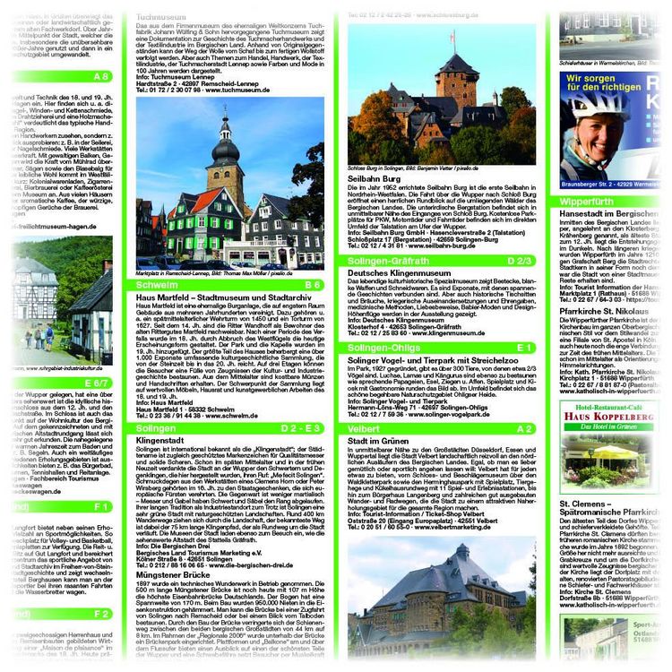 Produktbild: Publicpress Rad- und Wanderkarte Wuppertal, Bergisches Land, Solingen, Remscheid 1:50.000