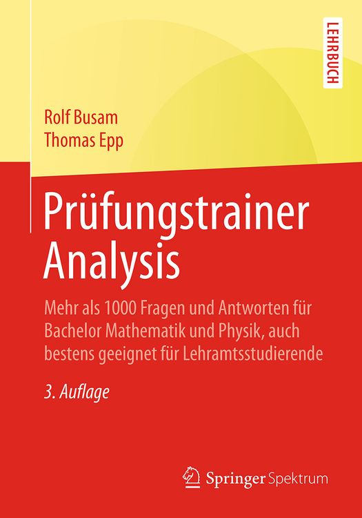 Produktbild: Pr&uuml;fungstrainer Analysis