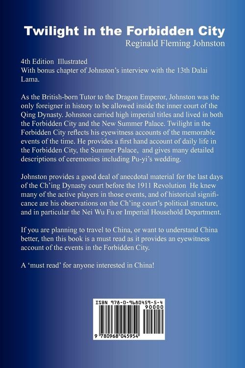 Produktbild: Twilight in the Forbidden City (Illustrated and Revised 4th Edition)