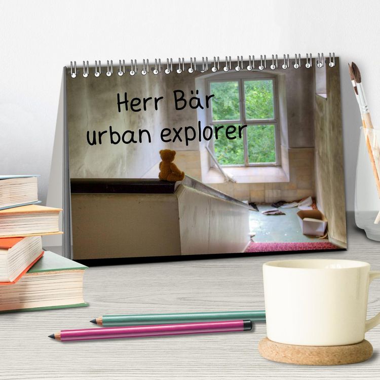Produktbild: Herr B&auml;r urban explorer (Tischkalender 2026 DIN A5 quer), CALVENDO Monatskalender