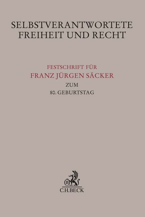 Produktbild: Selbstverantwortete Freiheit und Recht