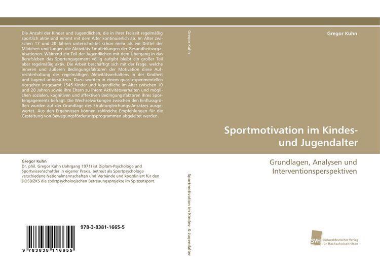 Produktbild: Sportmotivation im Kindes- und Jugendalter